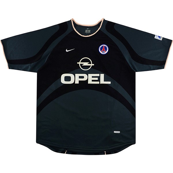 Tailandia Camiseta Paris Saint Germain Tercera Equipación Retro 2001 Negro